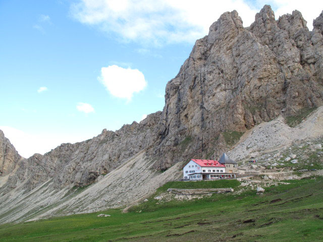 Tierser Alpl-Hütte, 2.440 m (26. Juni)