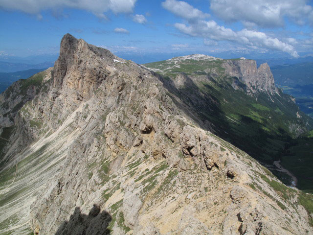 Roterdspitz vom Maximilian-Klettersteig aus (26. Juni)