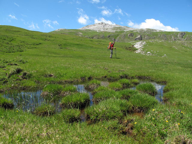 Christoph auf der Schlern-Hochfläche (26. Juni)
