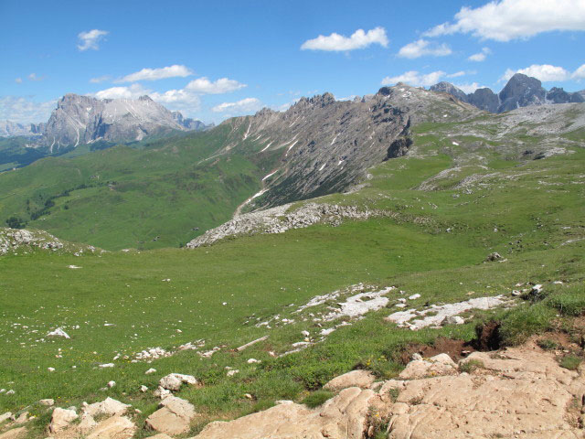 von der Schlern-Hochfläche Richtung Osten (26. Juni)