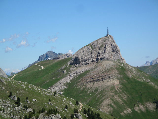 Col Rodella vom Friedrich August-Weg aus (27. Juni)