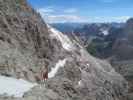 Kesselkogel-Klettersteig: Christoph zwischen Kesselkogel und Grasleitenpass (25. Juni)