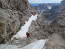 Kesselkogel-Klettersteig: Christoph zwischen Kesselkogel und Grasleitenpass (25. Juni)