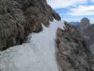 Kesselkogel-Klettersteig: Christoph zwischen Kesselkogel und Grasleitenpass (25. Juni)