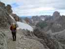 Kesselkogel-Klettersteig: Gudrun und Christoph zwischen Kesselkogel und Grasleitenpass (25. Juni)