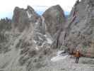 Kesselkogel-Klettersteig: Christoph zwischen Kesselkogel und Grasleitenpass (25. Juni)