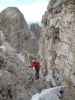 Kesselkogel-Klettersteig: Christoph zwischen Kesselkogel und Grasleitenpass (25. Juni)