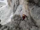 Kesselkogel-Klettersteig: Gudrun und Christoph zwischen Kesselkogel und Grasleitenpass (25. Juni)