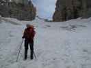 Gudrun auf Weg 11 zwischen Grasleitenpass und Weg 3A (25. Juni)