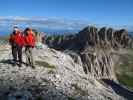 Gudrun und Christoph auf Weg 3A zwischen Molignonpass und Tierser Alpljoch (26. Juni)