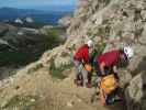 Christoph und Gudrun zwischen Tierser Alpljoch und Maximilian-Klettersteig (26. Juni)