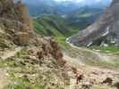 Gudrun und Christoph zwischen Tierser Alpljoch und Maximilian-Klettersteig (26. Juni)