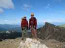 Christoph und ich am Großen Rosszahn, 2.653 m (26. Juni)