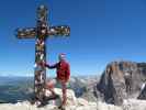 Ich am Plattkofel-Mittelgipfel, 2.958 m (27. Juni)