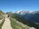 Friedrich August-Weg zwischen Plattkofelhütte und Rifugio Sandro Pertini (27. Juni)