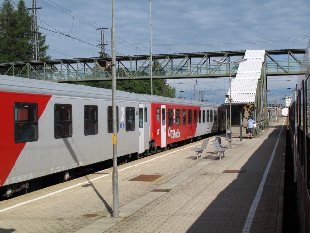 Bahnhof Sigmundsherberg, 435 m (23. Juni)