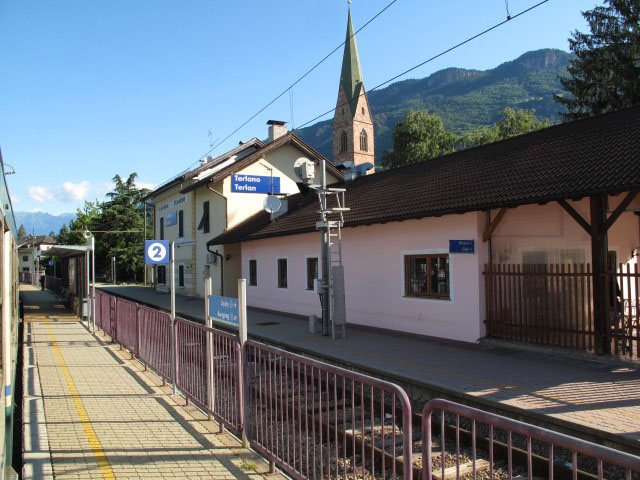 Bahnhof Terlan, 247 m (2. Juli)