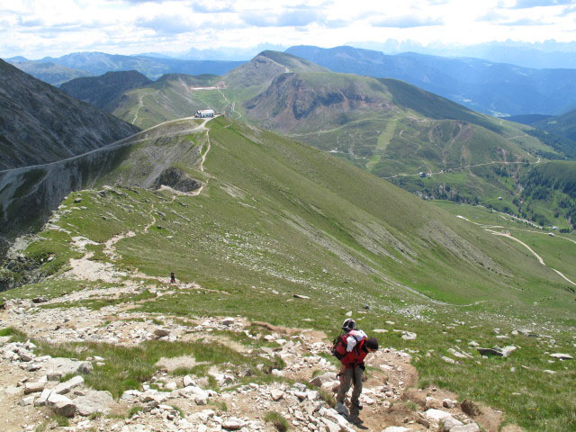 Christoph auf Weg 19 zwischen Kuhleitenhütte und Ifinger-Klettersteig (2. Juli)