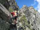 Ifinger-Klettersteig: Gudrun und Christoph (2. Juli)