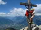 Christoph, Gudrun und ich am Großen Ifinger, 2.581 m (2. Juli)