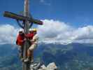 Christoph, Gudrun und ich am Großen Ifinger, 2.581 m (2. Juli)