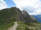 Gudrun auf Weg 19 zwischen Ifinger-Klettersteig und Kuhleitenhütte (2. Juli)