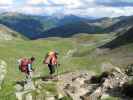 Christoph und Gudrun auf Weg 4 auf der Anteranalm (2. Juli)