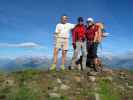 Ich, Christoph und Gudrun am Pfandlspitze, 2.538 m (3. Juli)