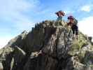 Christoph und Gudrun auf Weg 2B zwischen Grubenjoch und Alplerspitz (3. Juli)