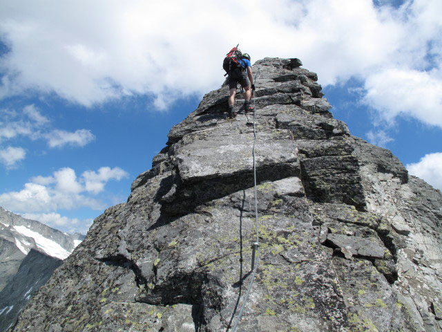 Säuleck-Klettersteig: Norbert am Westgrat (9. Juli)