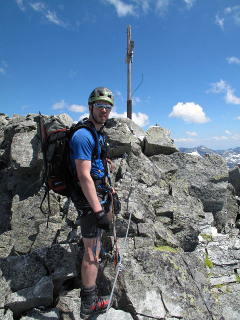 Säuleck-Klettersteig: Norbert am Westgrat (9. Juli)