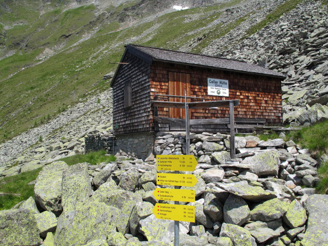 Celler Hütte, 2.238 m (10. Juli)