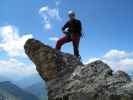 Säuleck-Klettersteig: Manuela am Biefhörndl, 3.060 m (9. Juli)