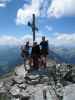 Ich, Manuela und Norbert am Säuleck, 3.086 m (9. Juli)