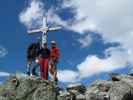 Norbert, Manuela und ich am Säuleck, 3.086 m (9. Juli)