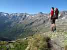 Norbert am Schwarzenburger Weg zwischen Rudolfstädter Weg und Lassacher Winkelscharte (10. Juli)