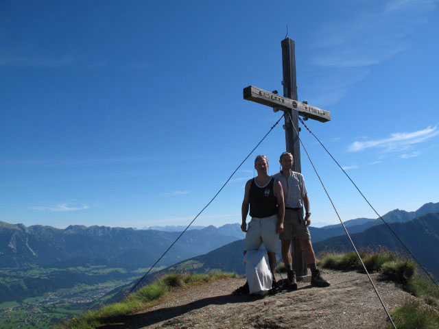Erich und ich am Guschen, 1.982 m