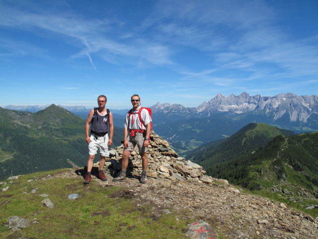 Erich und ich am Hochfeldmandl, 2.070 m