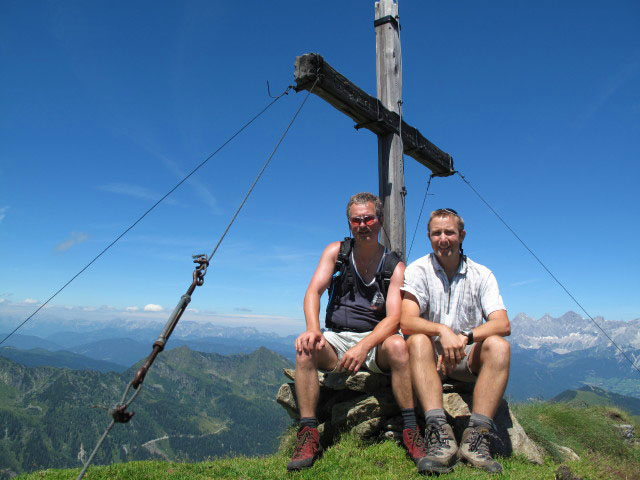 Erich und ich am Schiedeck, 2.339 m