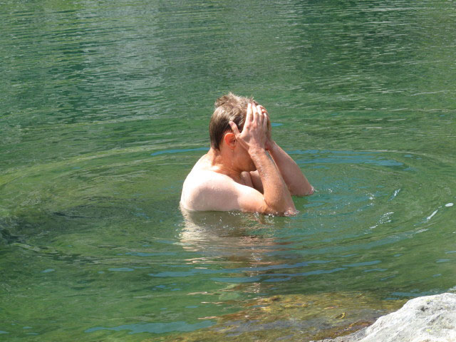 Ich im Brettersee, 2.152 m