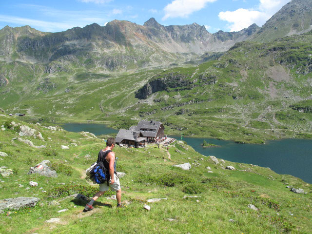 Erich auf Weg STW-A zwischen Brettersee und Ignaz-Mattis-Hütte