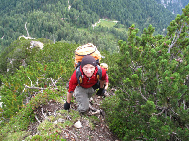 Mittagskogel-Nordostgrat: Christoph (31. Juli)