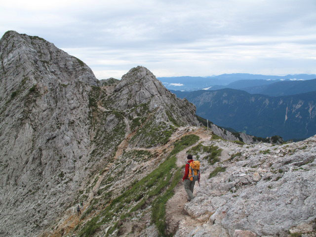 Christoph zwischen Mittagskogel und Hühnerkogel (31. Juli)