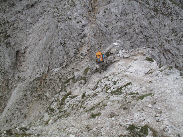 Christoph zwischen Mittagskogel und Hühnerkogel (31. Juli)