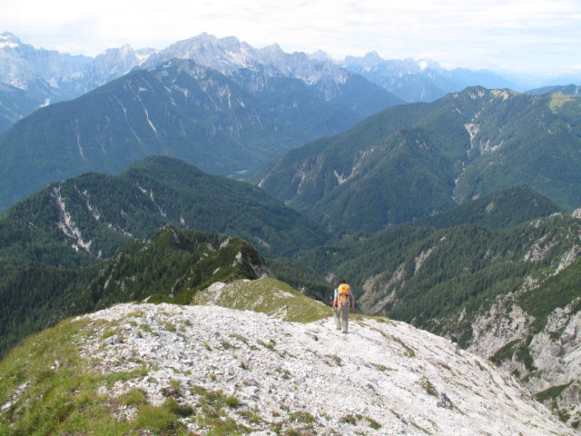 Christoph zwischen Hühnerkogel und Krainer Törl (31. Juli)