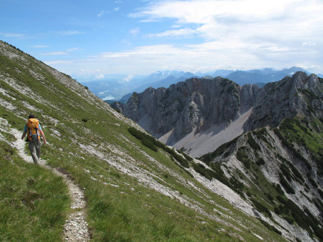 Christoph zwischen Hühnerkogel und Krainer Törl (31. Juli)