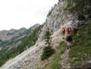 Christoph und Gudrun zwischen Roßalm und Bertahütte (30. Juli)