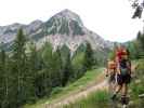 Christoph und Gudrun zwischen Roßalm und Bertahütte (30. Juli)