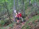 Gudrun und Christoph zwischen Bertahütte und Mittagskogel-Nordostgrat (31. Juli)