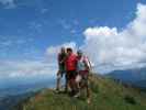 Christoph, Gudrun und ich am Frauenkogel, 1.892 m (31. Juli)